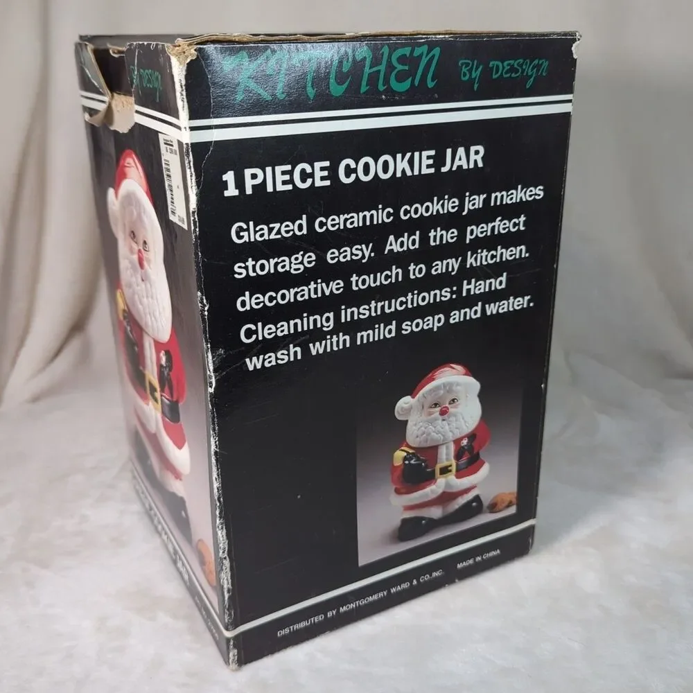 Santa Claus Ceramic Cookie Jar 11